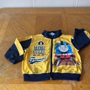 Yellow and Navy Thomas the Tank Engine Track Star Jacket